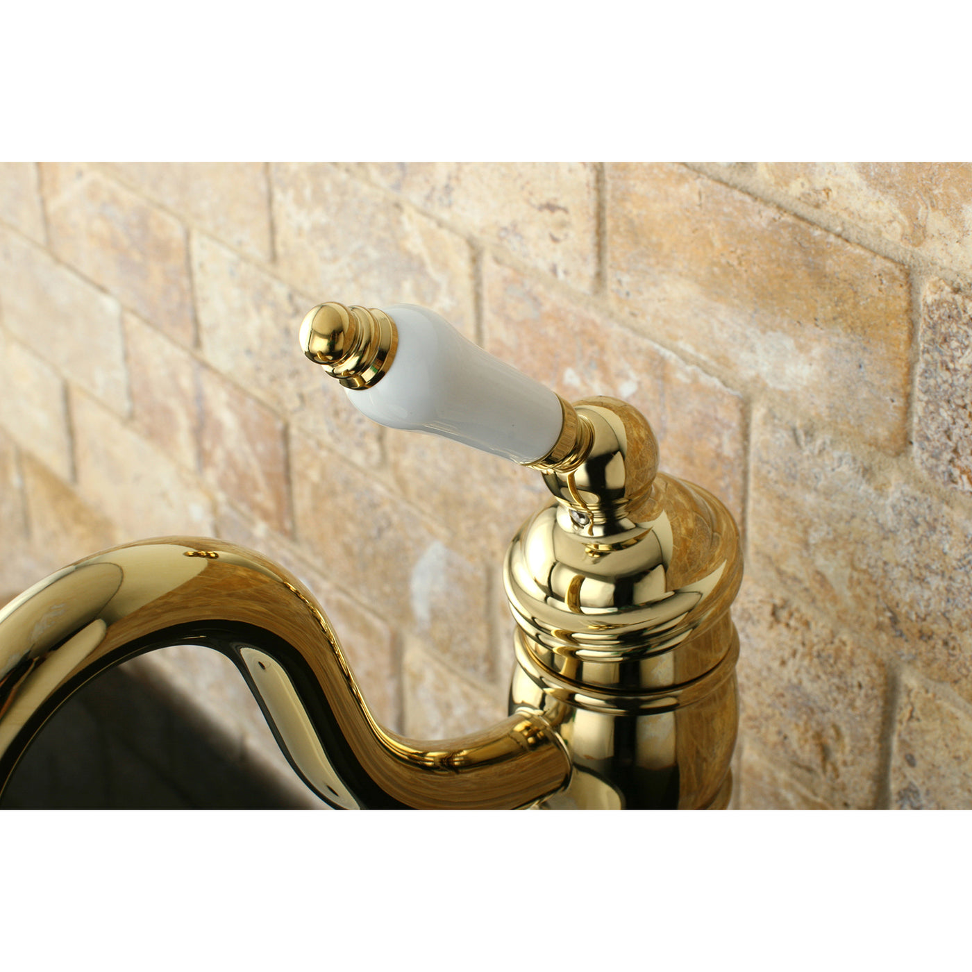 Elements of Design EB1422PL Vessel Sink Faucet, Polished Brass