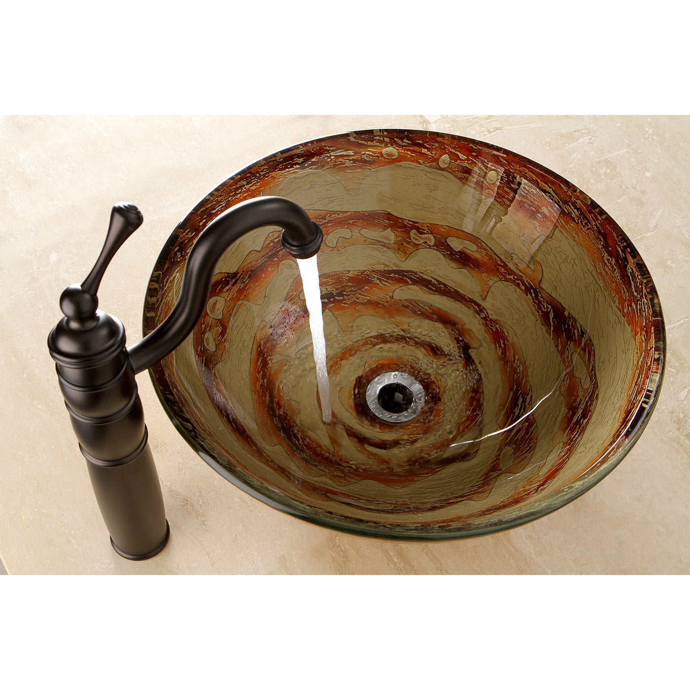 Elements of Design EB1425BL Vessel Sink Faucet, Oil Rubbed Bronze