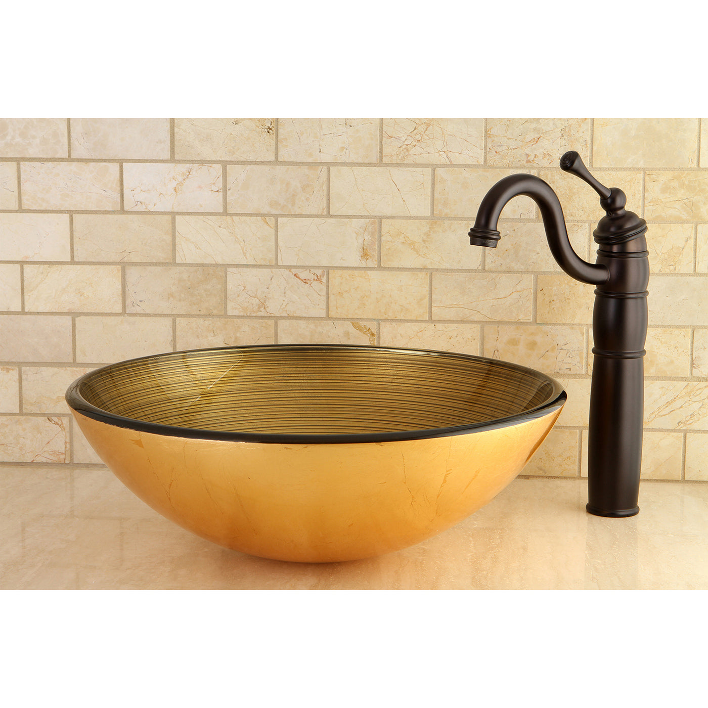 Elements of Design EB1425BL Vessel Sink Faucet, Oil Rubbed Bronze