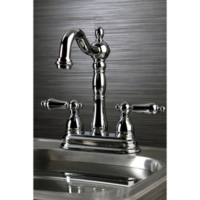 Elements of Design EB1491AL 4-Inch Centerset Bar Faucet, Polished Chrome