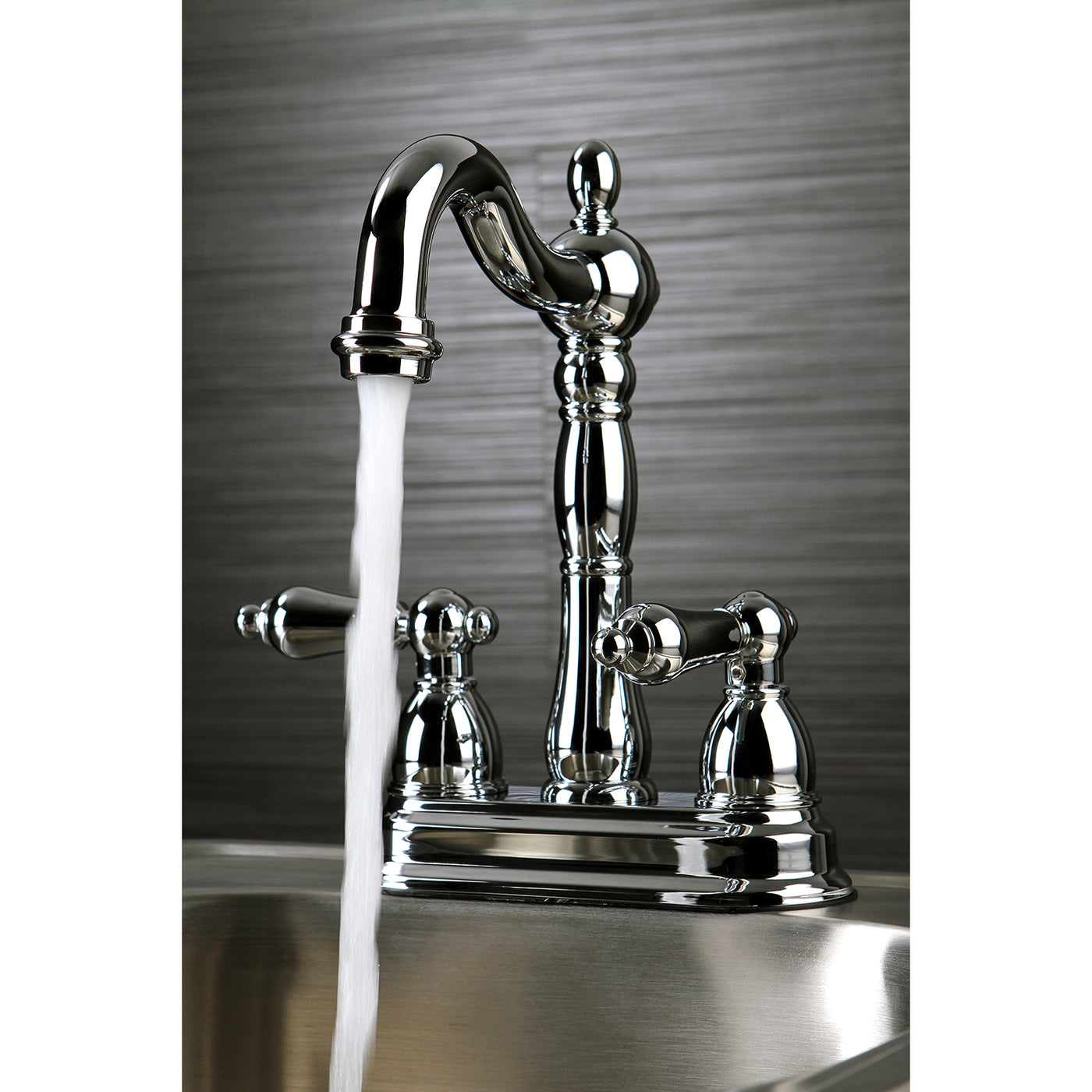 Elements of Design EB1491AL 4-Inch Centerset Bar Faucet, Polished Chrome