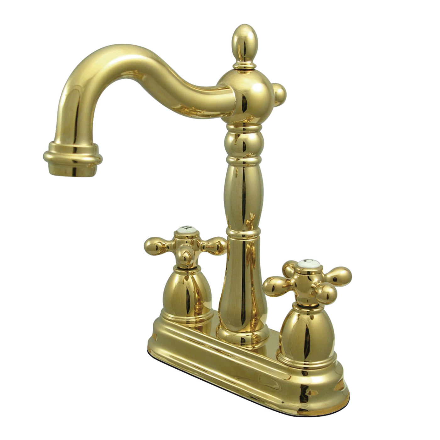 Elements of Design EB1492AX 4-Inch Centerset Bar Faucet, Polished Brass