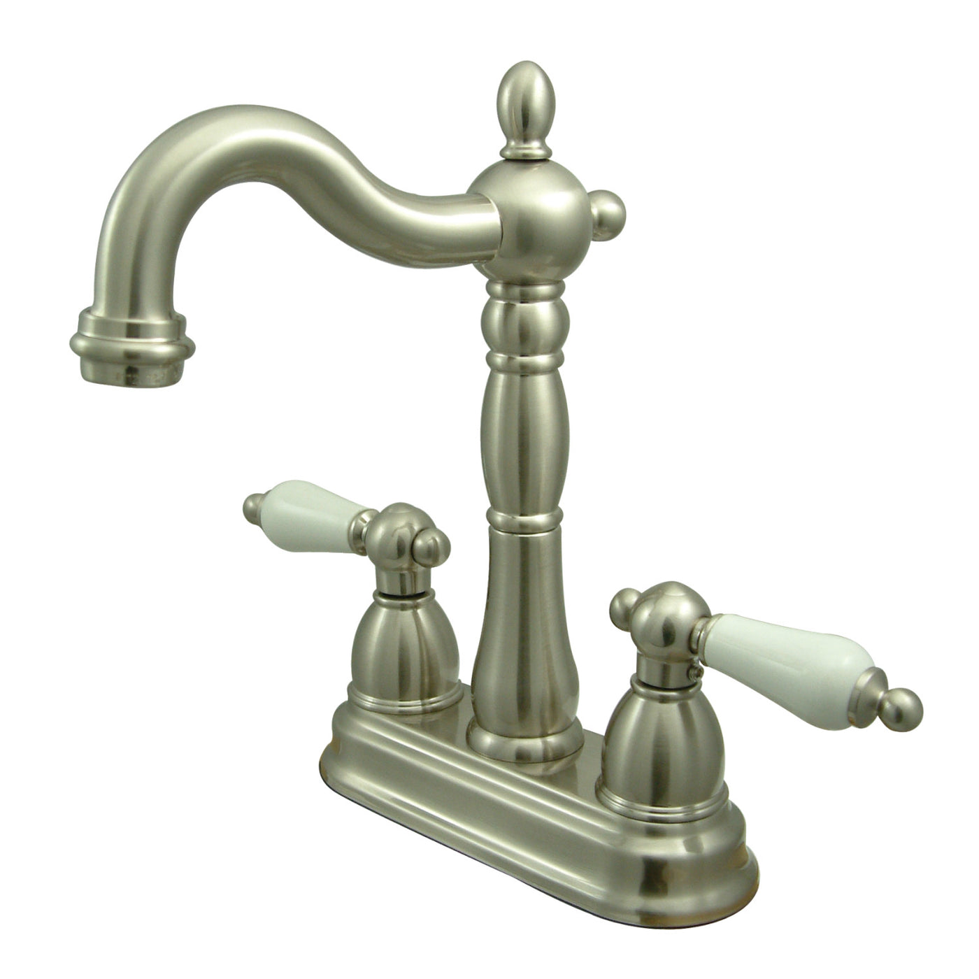 Elements of Design EB1498PL 4-Inch Centerset Bar Faucet, Brushed Nickel