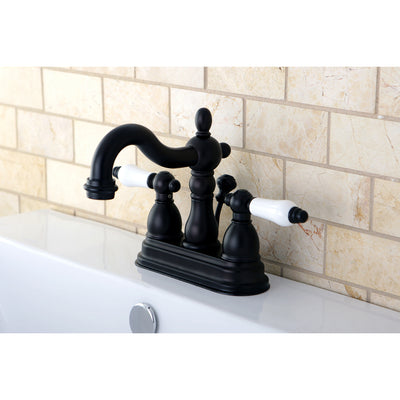 Elements of Design EB1605PL 4-Inch Centerset Bathroom Faucet with Plastic Pop-Up, Oil Rubbed Bronze