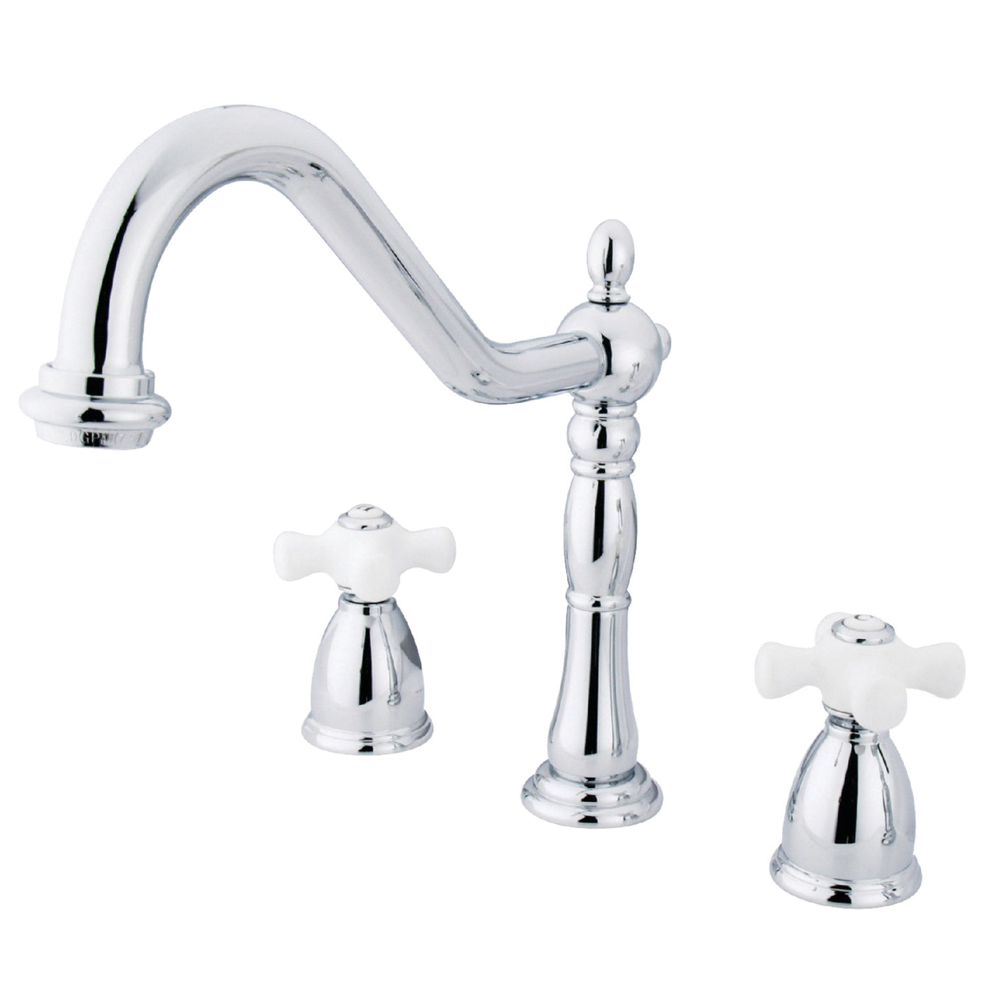 Elements of Design EB1791PXLS Widespread Kitchen Faucet, Polished Chrome