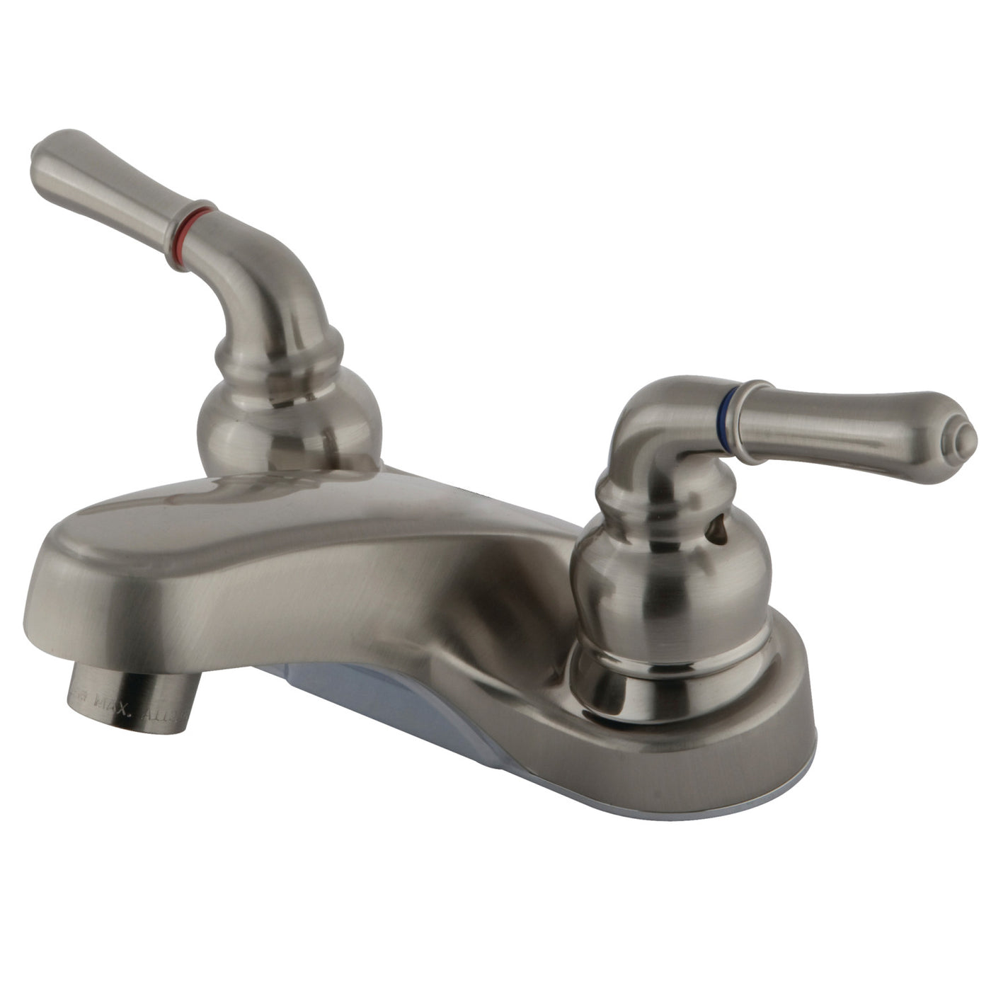 Elements of Design EB258LP 4-Inch Centerset Bathroom Faucet, Brushed Nickel