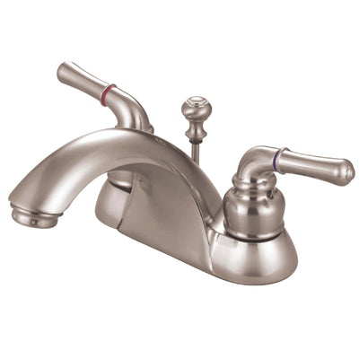 Elements of Design EB2628B 4-Inch Centerset Bathroom Faucet, Brushed Nickel