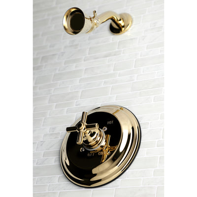 Elements of Design EB2632EXSO Shower Faucet, Polished Brass