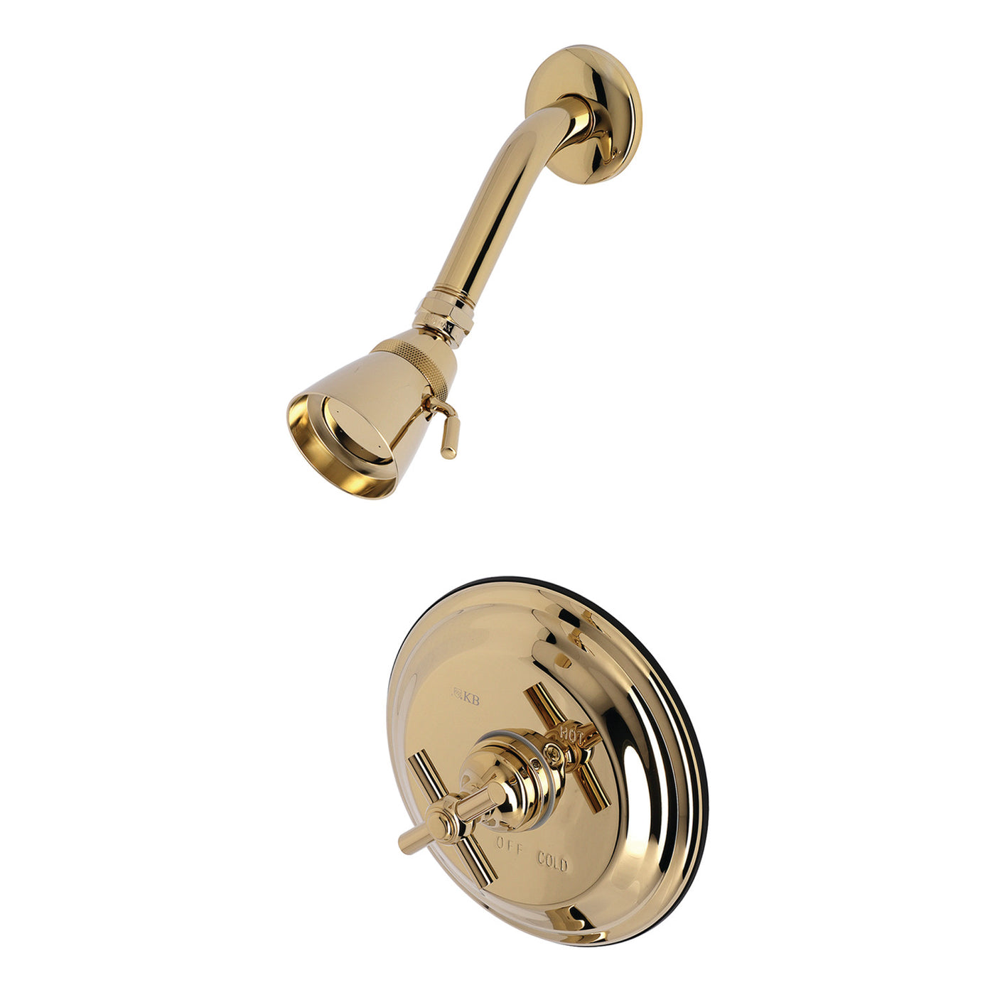 Elements of Design EB2632EXSO Shower Faucet, Polished Brass