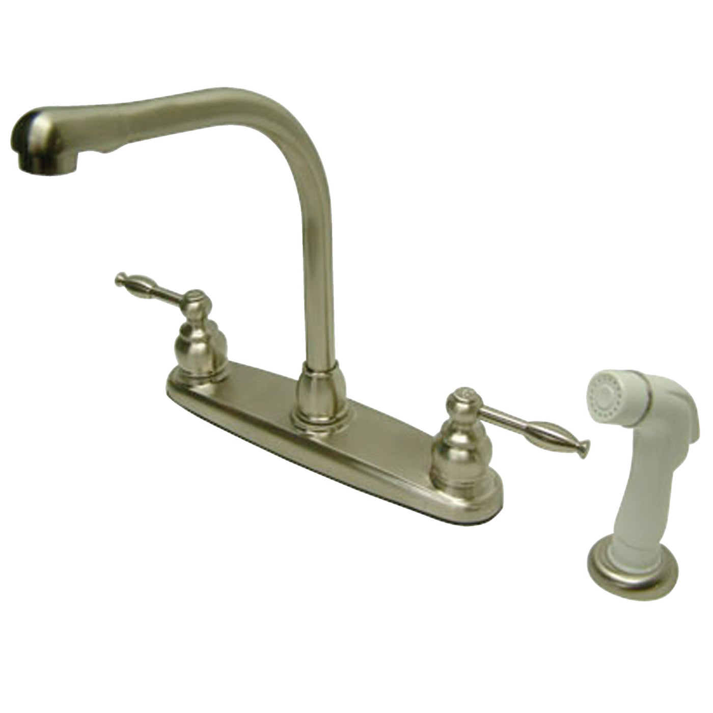 Elements of Design EB2758KL 8-Inch Centerset Kitchen Faucet, Brushed Nickel