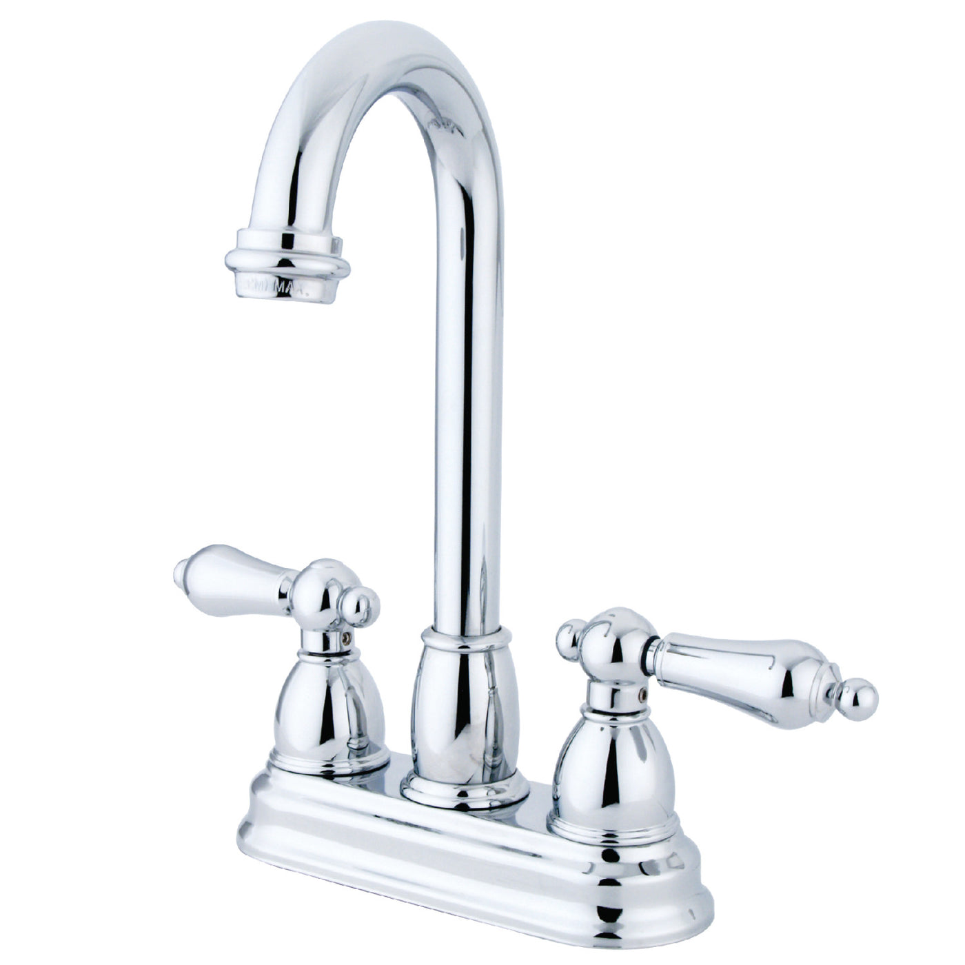 Elements of Design EB3491AL 4-Inch Centerset Bar Faucet, Polished Chrome