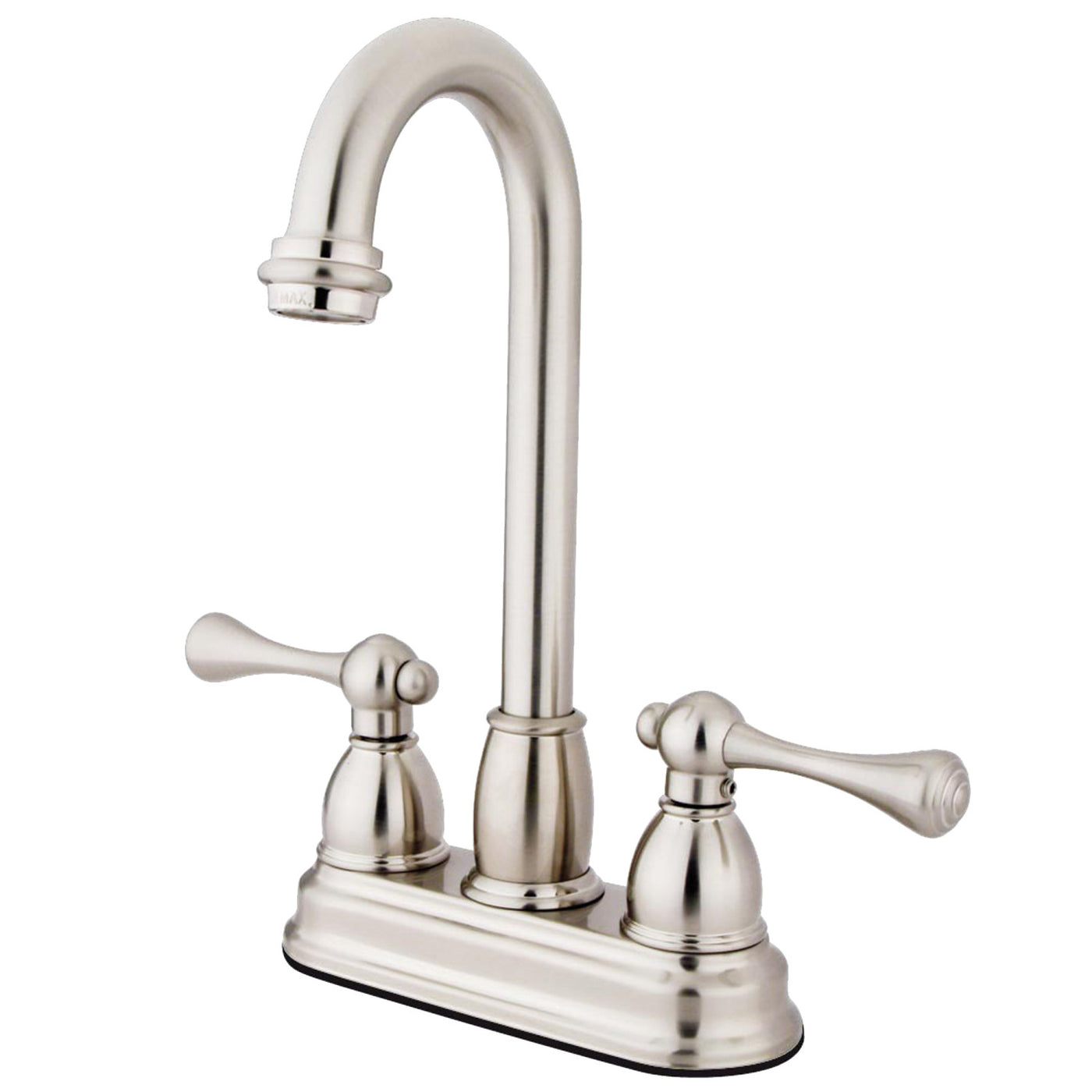 Elements of Design EB3498BL 4-Inch Centerset Bar Faucet, Brushed Nickel