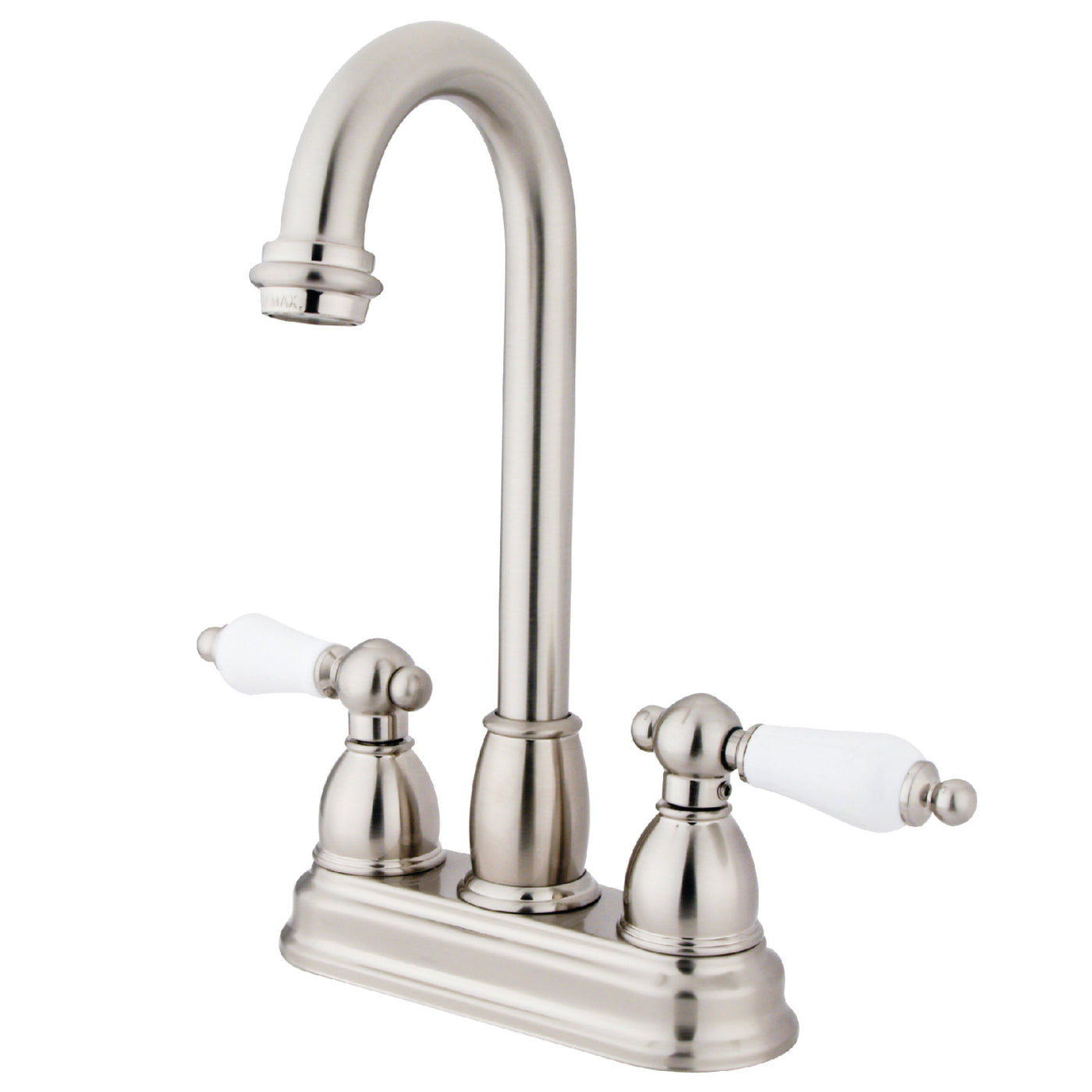 Elements of Design EB3498PL 4-Inch Centerset Bar Faucet, Brushed Nickel