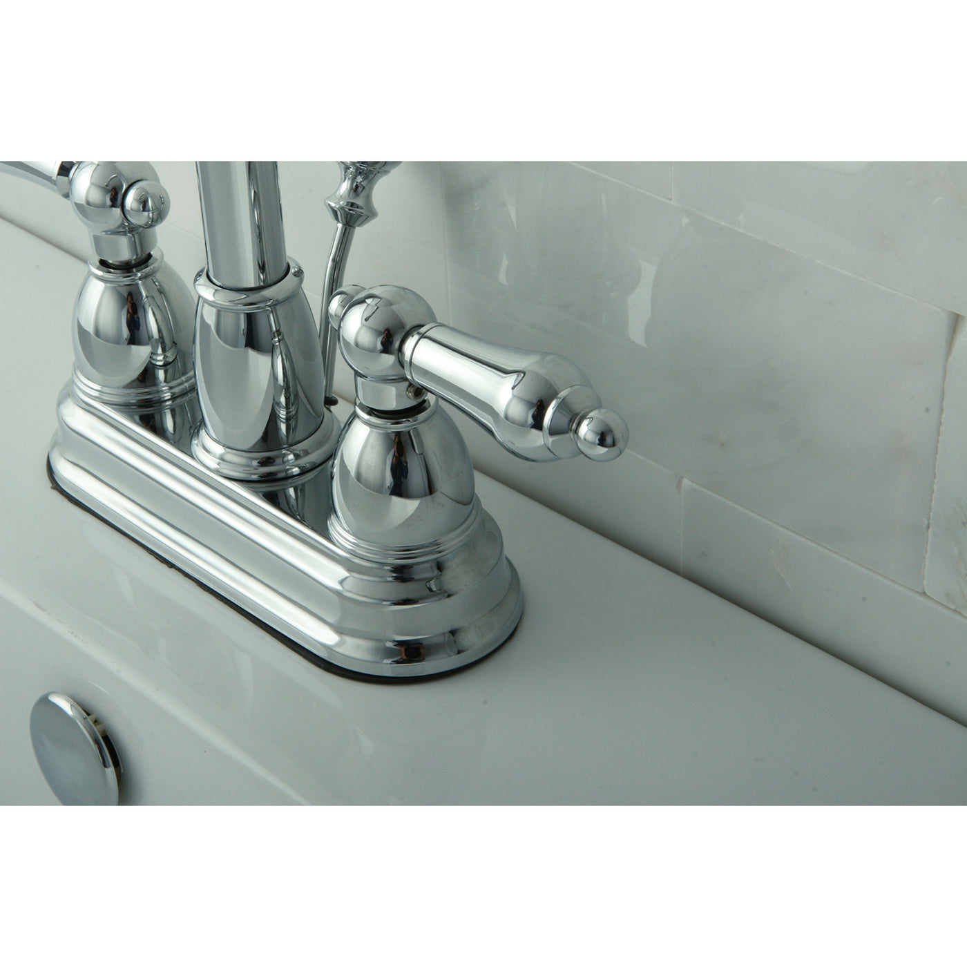 Elements of Design EB3611AL 4-Inch Centerset Bathroom Faucet, Polished Chrome