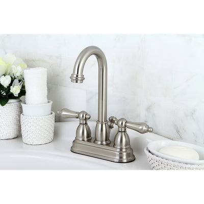 Elements of Design EB3618AL 4-Inch Centerset Bathroom Faucet, Brushed Nickel