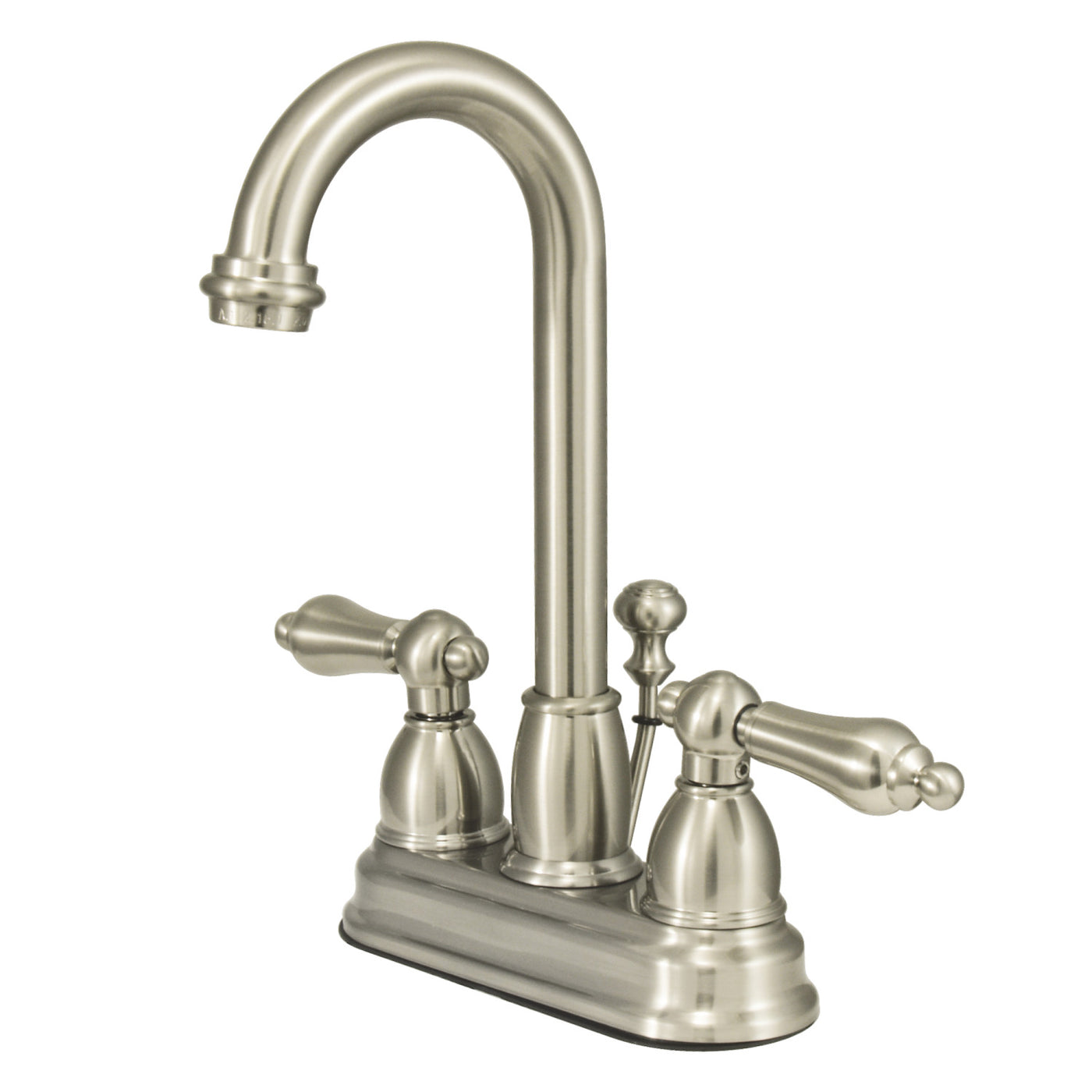 Elements of Design EB3618AL 4-Inch Centerset Bathroom Faucet, Brushed Nickel