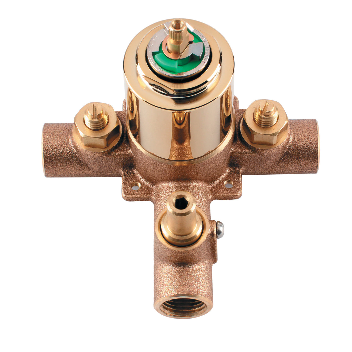 Elements of Design EB36320V Pressure Balanced Tub and Shower Valve with Diverter, Polished Brass