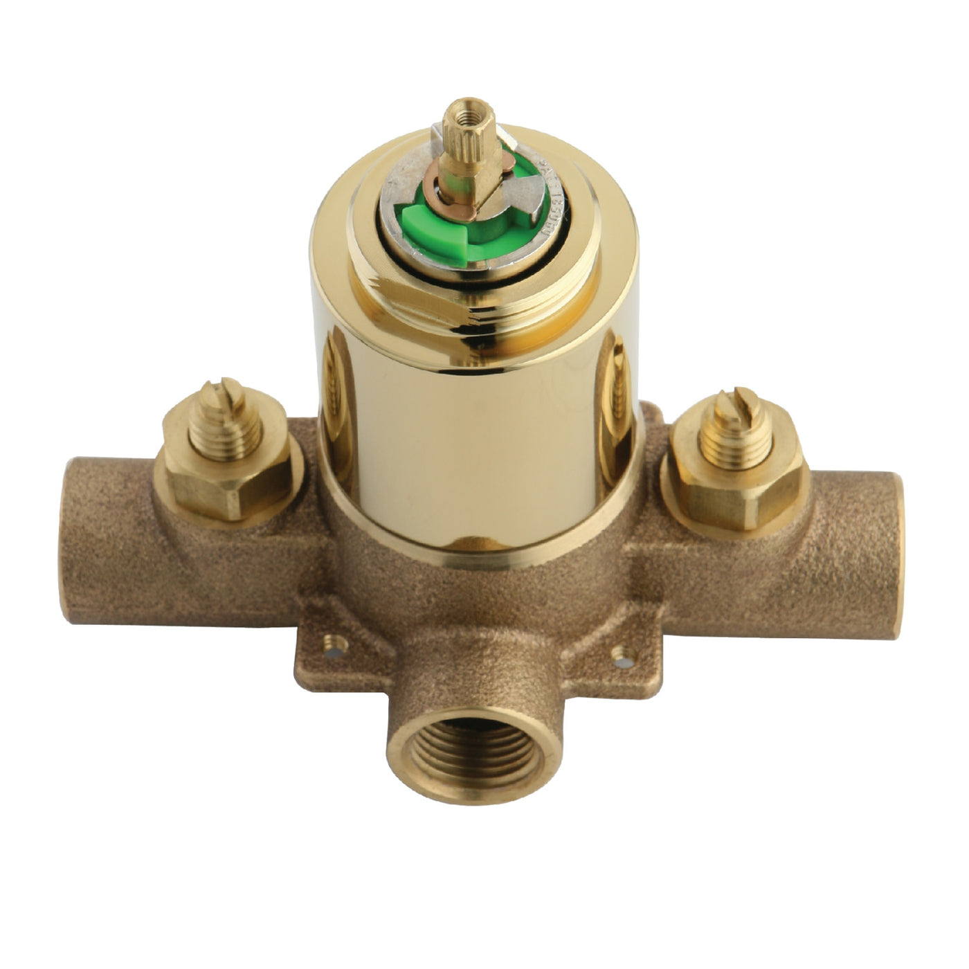 Elements of Design EB3632V Pressure Balanced Tub and Shower Valve, Polished Brass