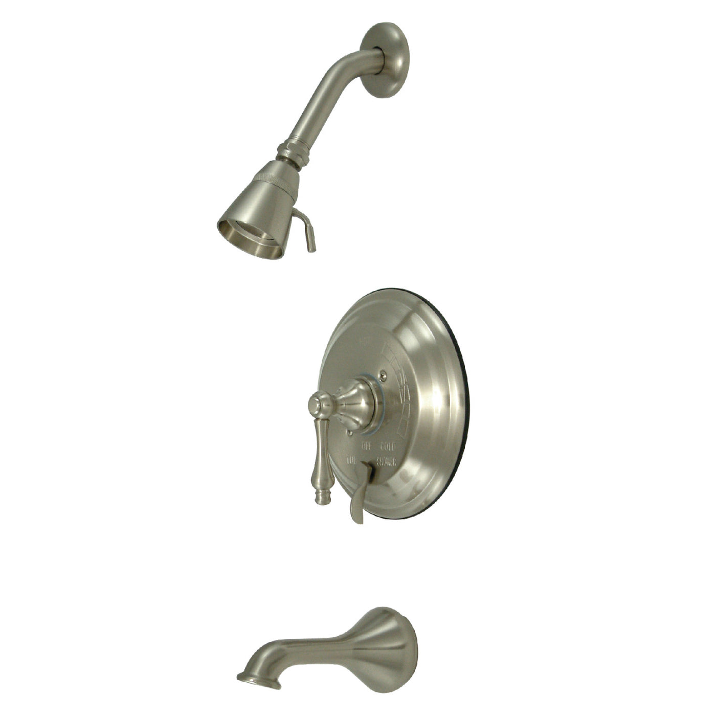 Elements of Design EB36380AL Tub and Shower Faucet, Brushed Nickel