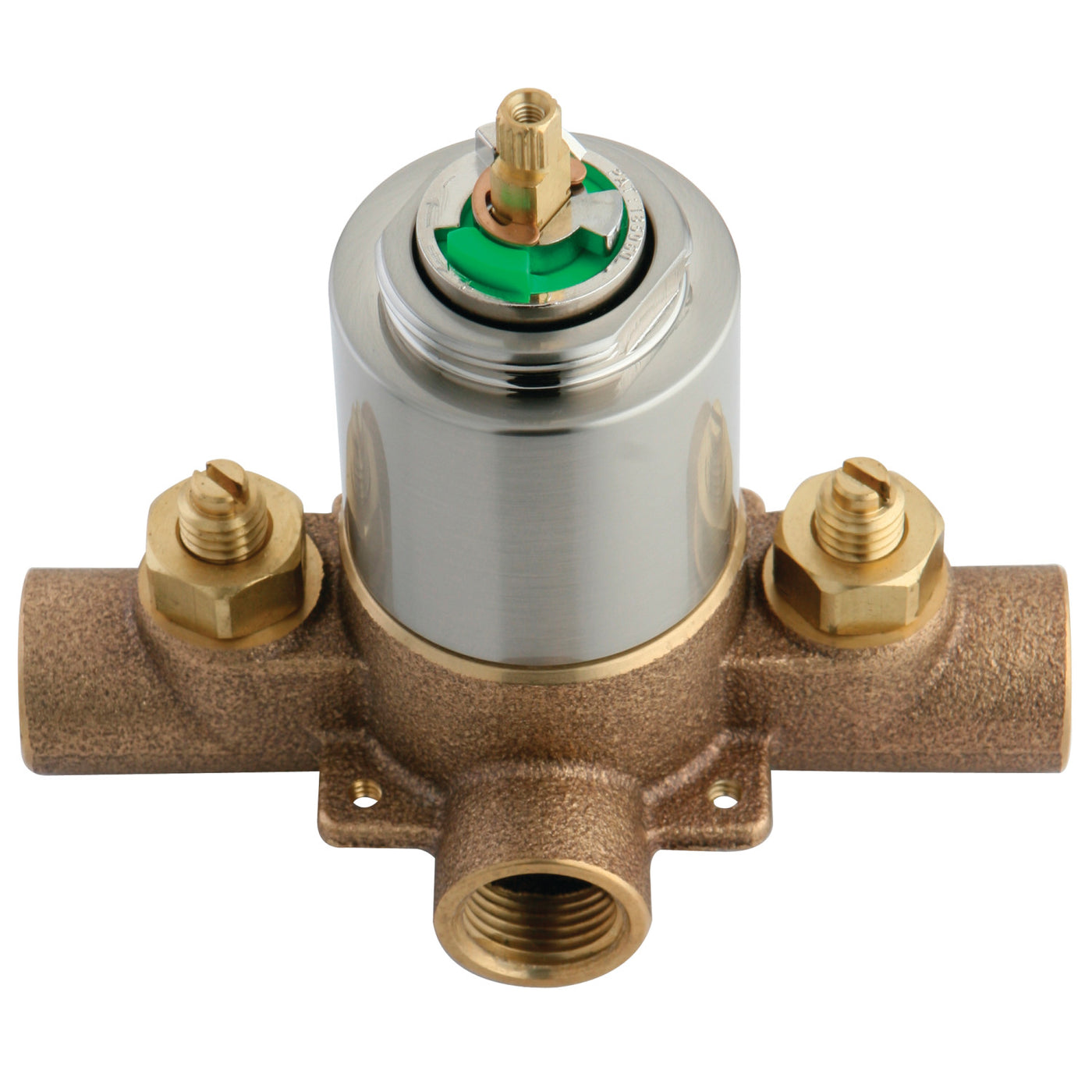 Elements of Design EB3638V Pressure Balanced Tub and Shower Valve, Brushed Nickel