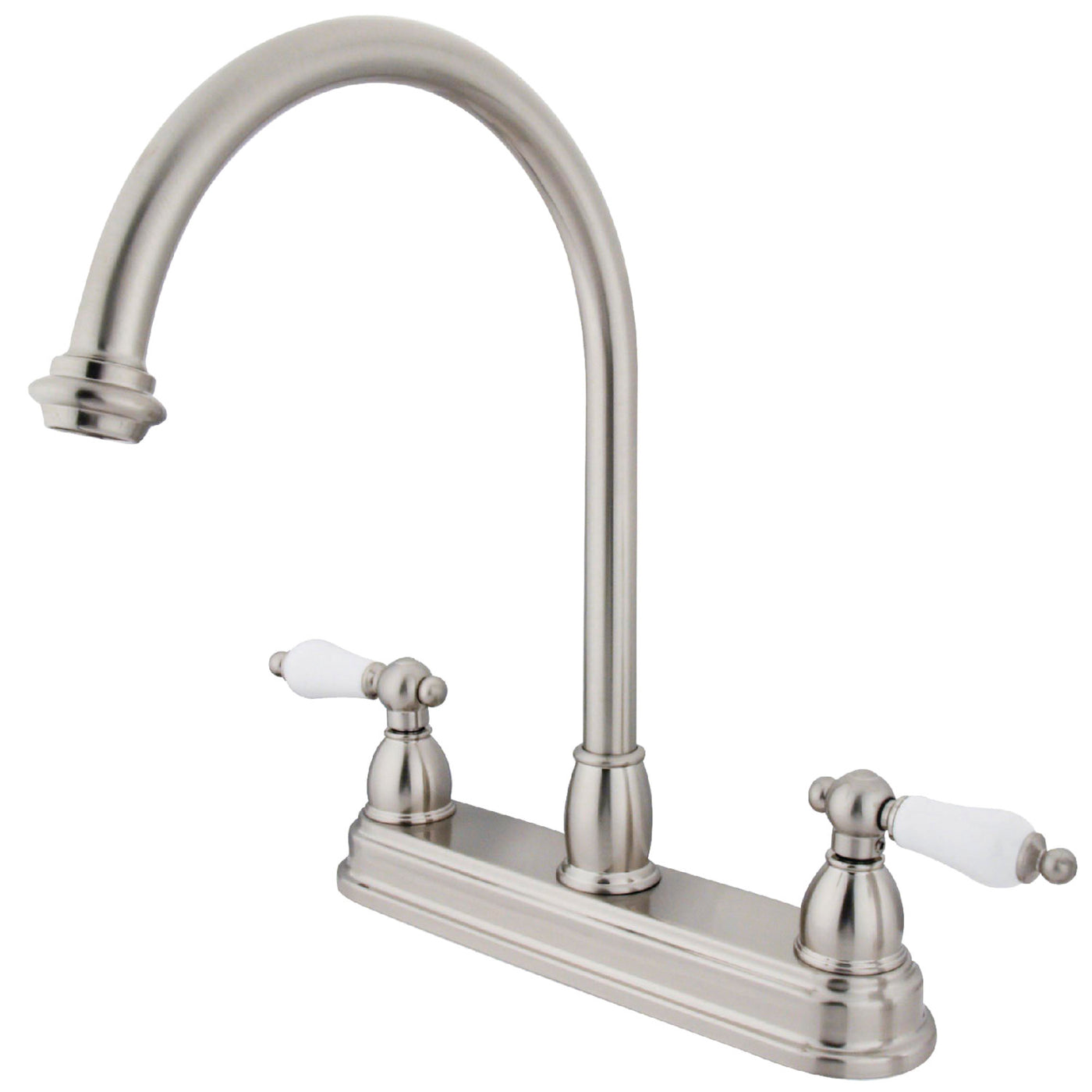 Elements of Design EB3748PL Centerset Kitchen Faucet, Brushed Nickel