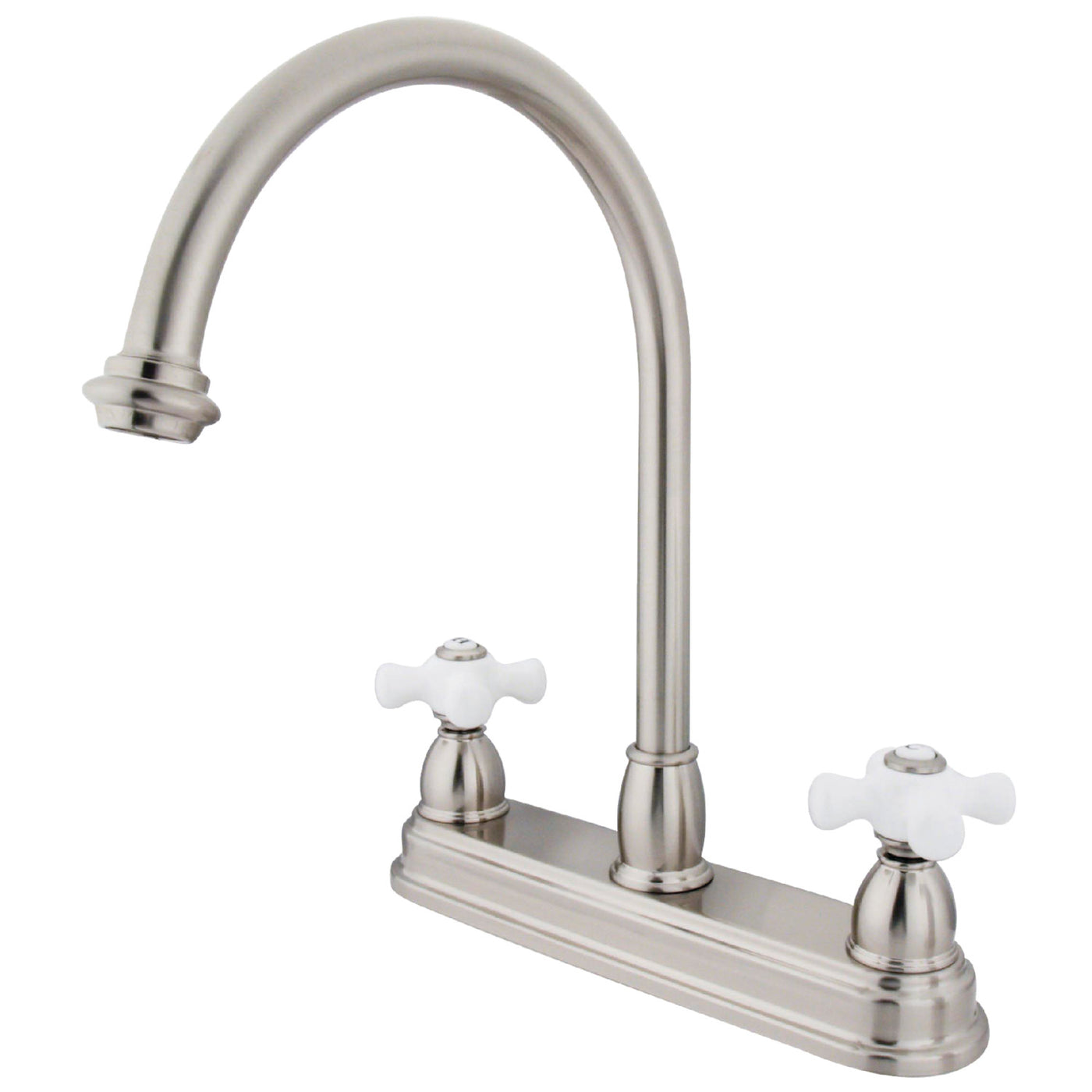 Elements of Design EB3748PX Centerset Kitchen Faucet, Brushed Nickel