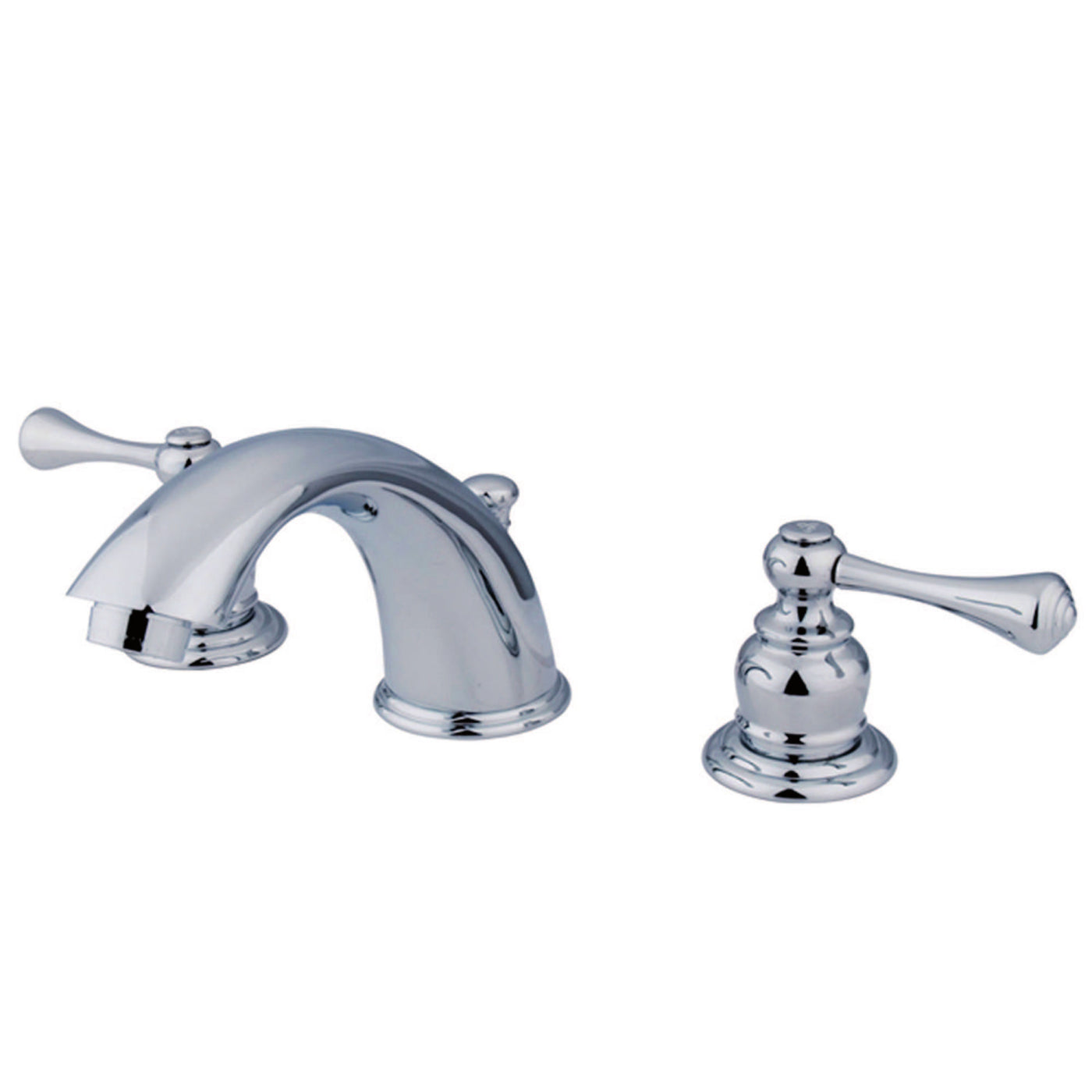 Elements of Design EB3971BL Widespread Bathroom Faucet with Retail Pop-Up, Polished Chrome