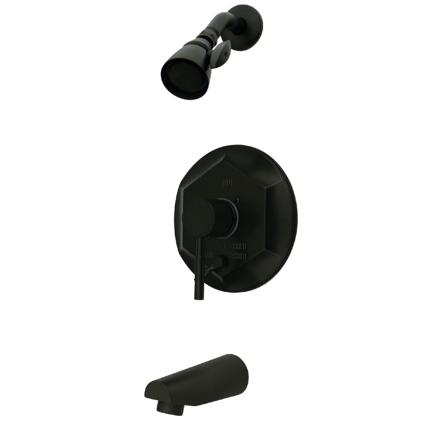 Elements of Design EB46350DL Tub and Shower Faucet, Oil Rubbed Bronze