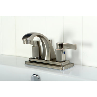 Elements of Design EB4648NDL 4-Inch Centerset Bathroom Faucet, Brushed Nickel