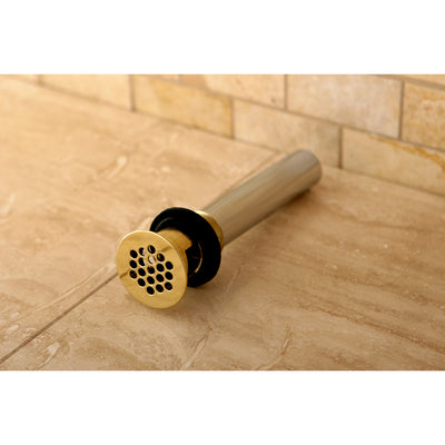 Elements of Design EB5002 Grid Drain with Overflow, Polished Brass