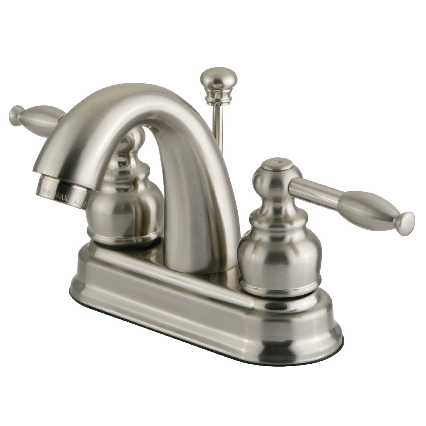 Elements of Design EB5618KL 4-Inch Centerset Bathroom Faucet, Brushed Nickel