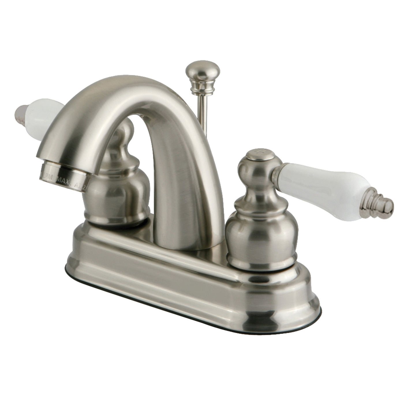 Elements of Design EB5618PL 4-Inch Centerset Bathroom Faucet, Brushed Nickel