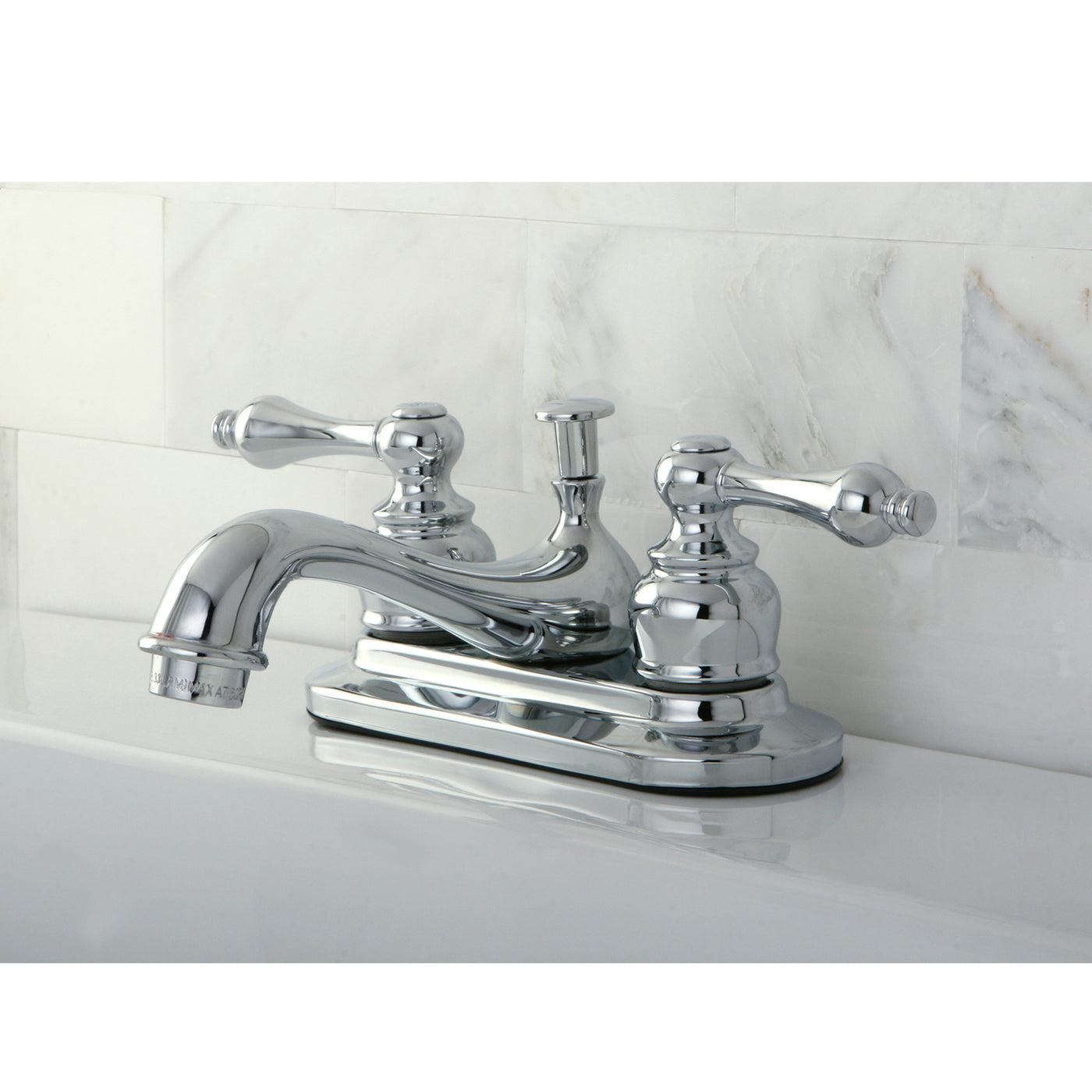 Elements of Design EB601AL 4-Inch Centerset Bathroom Faucet, Polished Chrome