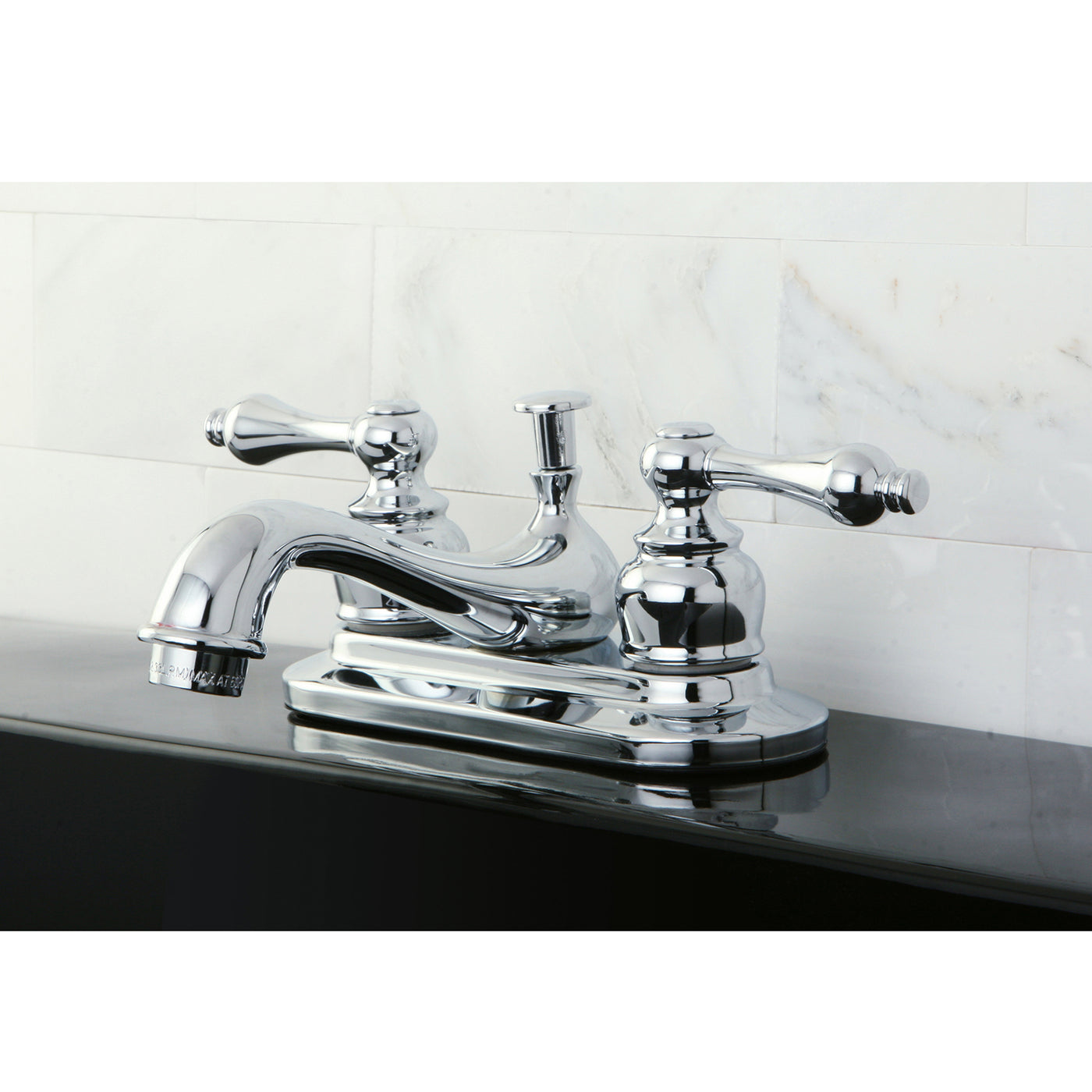 Elements of Design EB601AL 4-Inch Centerset Bathroom Faucet, Polished Chrome