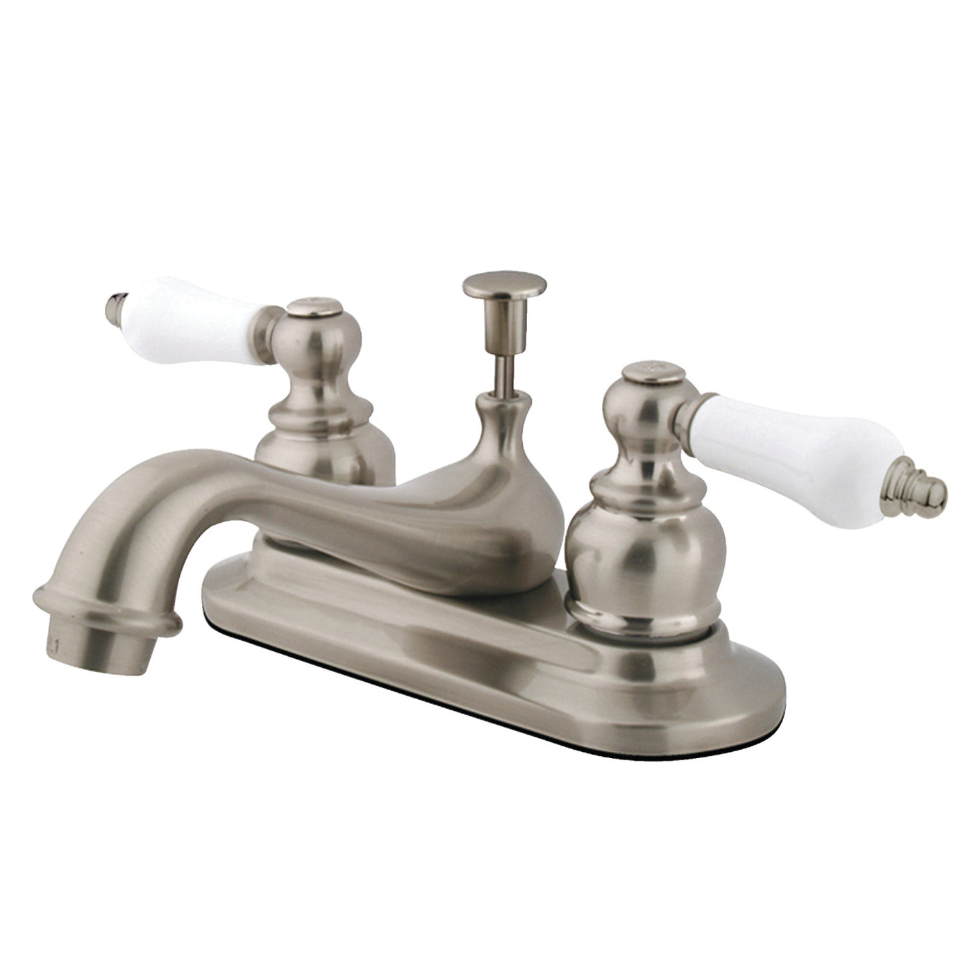 Elements of Design EB608B 4-Inch Centerset Bathroom Faucet, Brushed Nickel