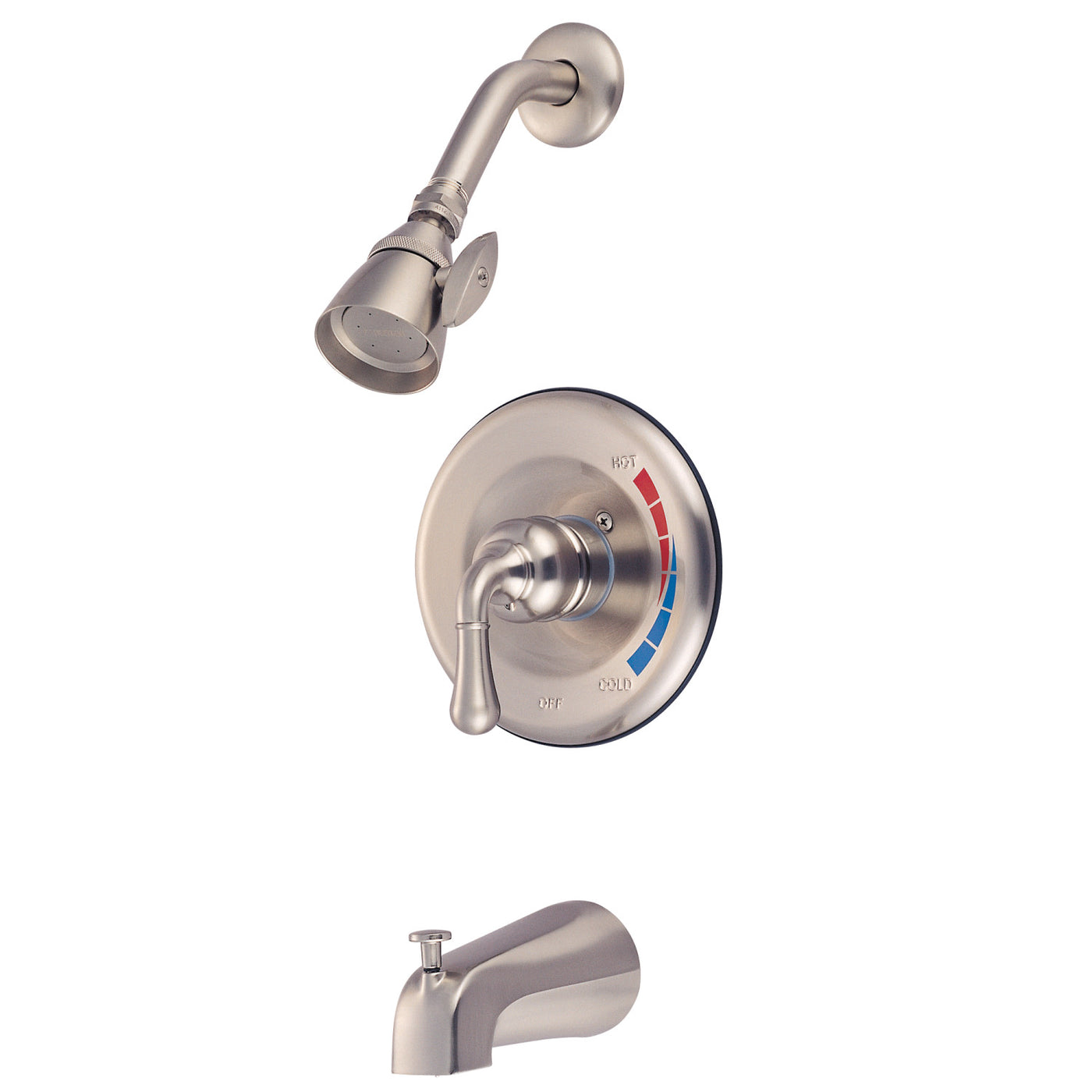 Elements of Design EB638T Tub and Shower Faucet Trim Only, Brushed Nickel