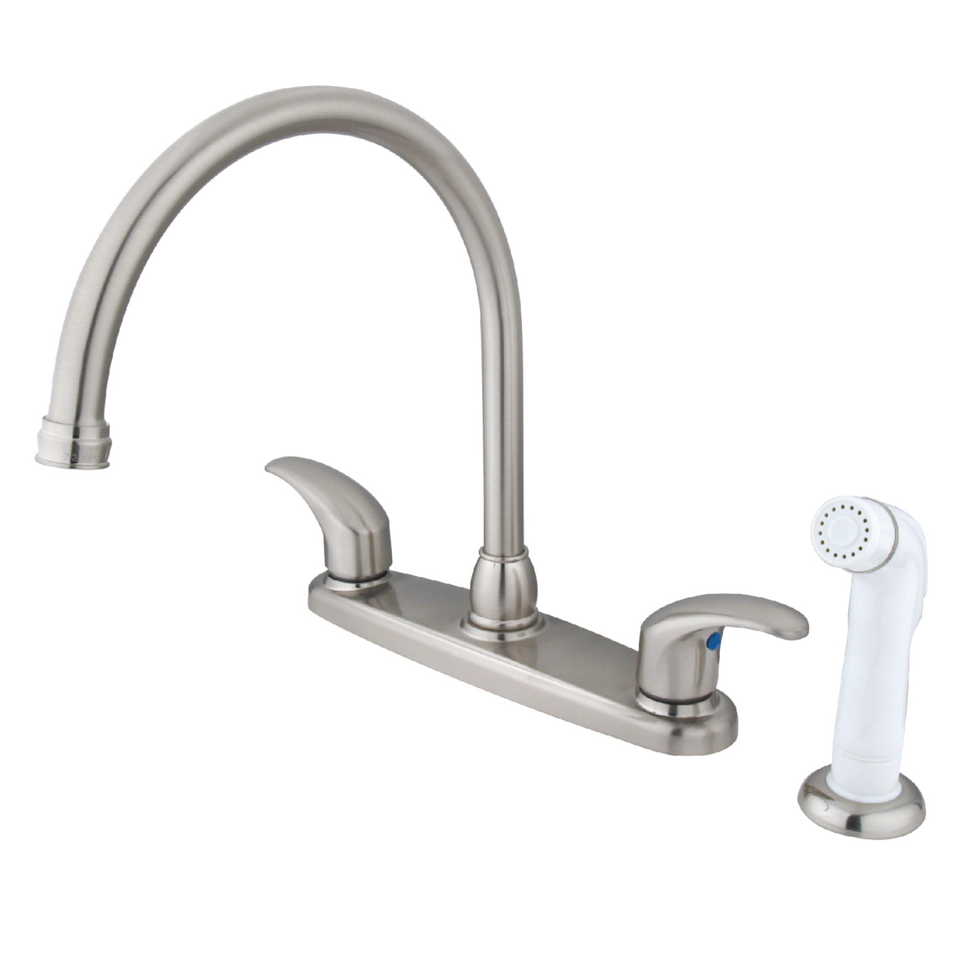 Elements of Design EB6798LL 8-Inch Centerset Kitchen Faucet, Brushed Nickel