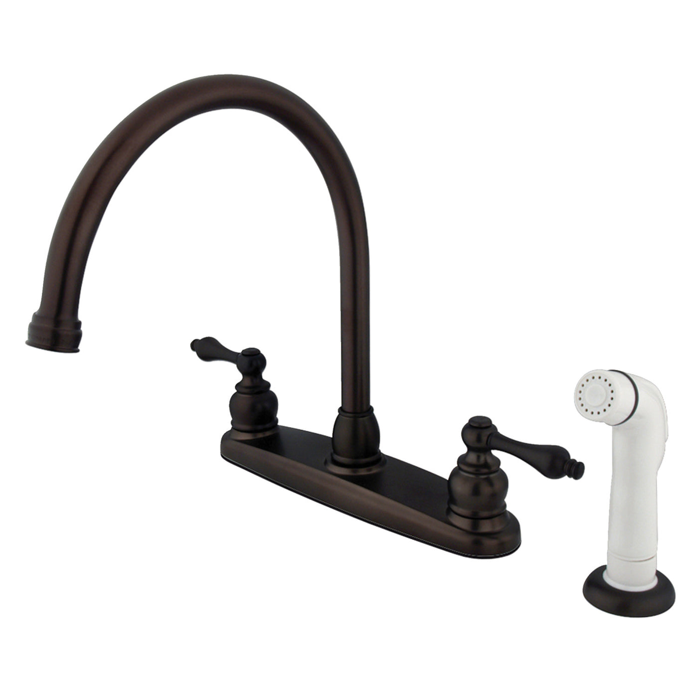 Elements of Design EB725AL Centerset Kitchen Faucet, Oil Rubbed Bronze