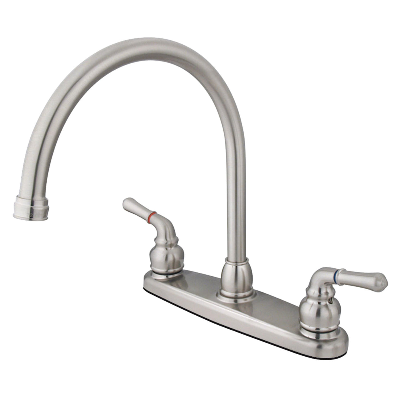 Elements of Design EB798LS Centerset Kitchen Faucet, Brushed Nickel