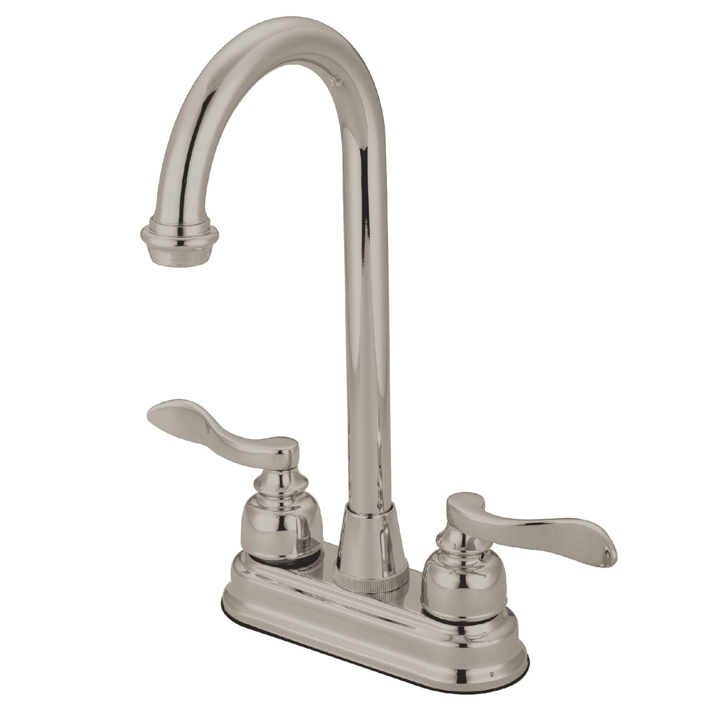 Elements of Design EB8498NFL 4-Inch Centerset Bar Faucet, Brushed Nickel