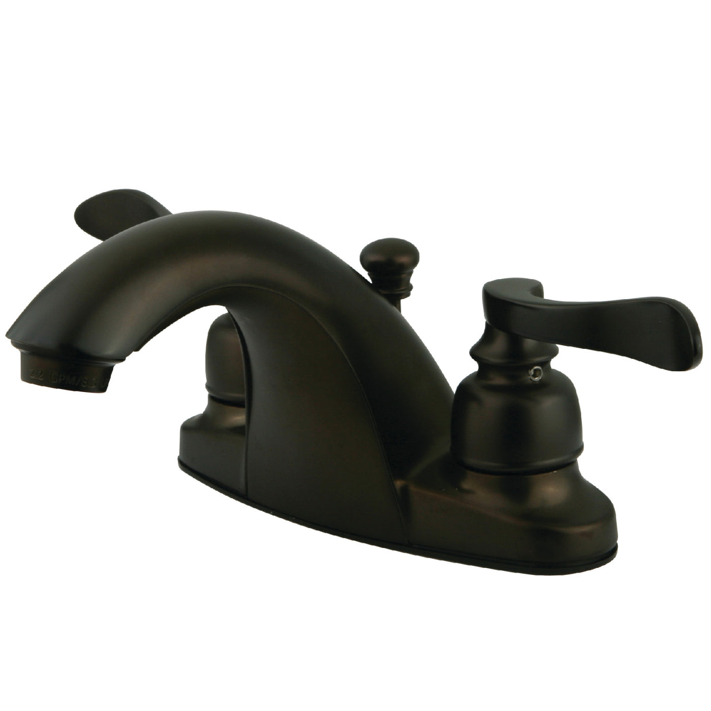 Elements of Design EB8645NFL 4-Inch Centerset Bathroom Faucet with Retail Pop-Up, Oil Rubbed Bronze