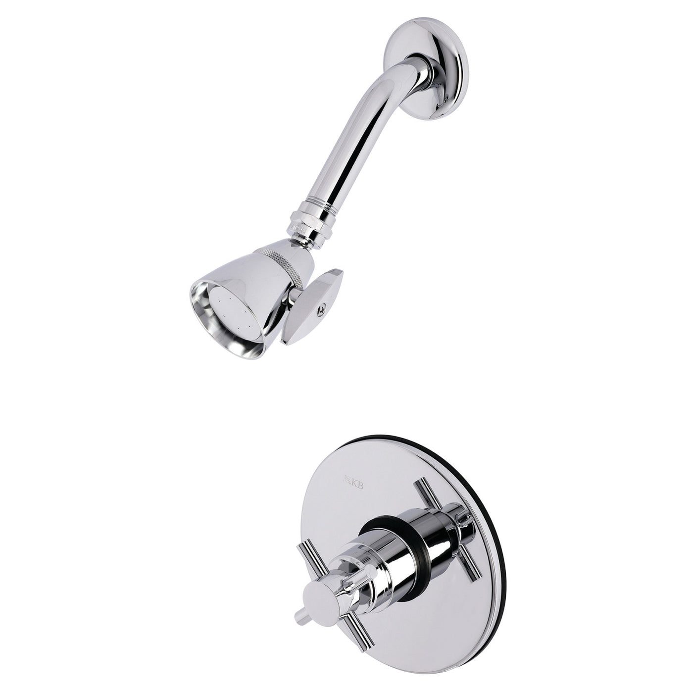 Elements of Design EB8691DXSO Shower Only, Polished Chrome