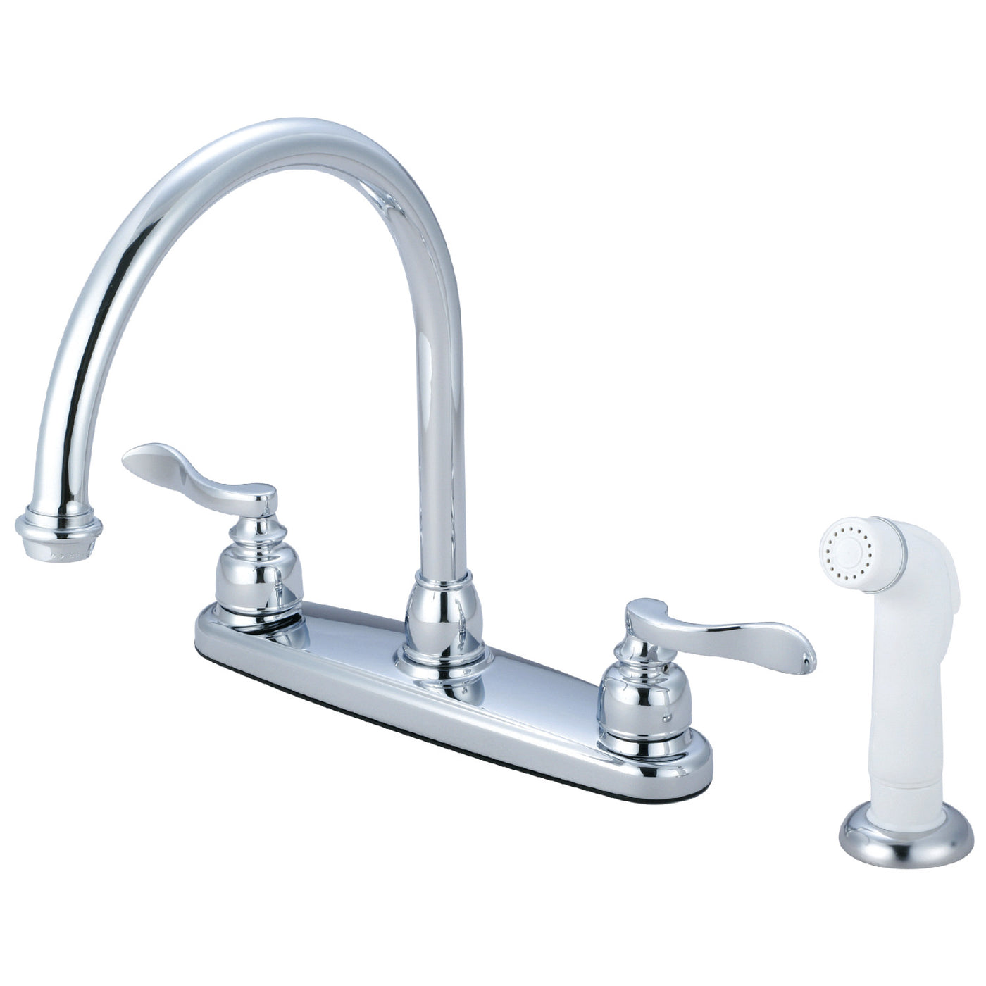 Elements of Design EB8791NFL Centerset Kitchen Faucet, Polished Chrome