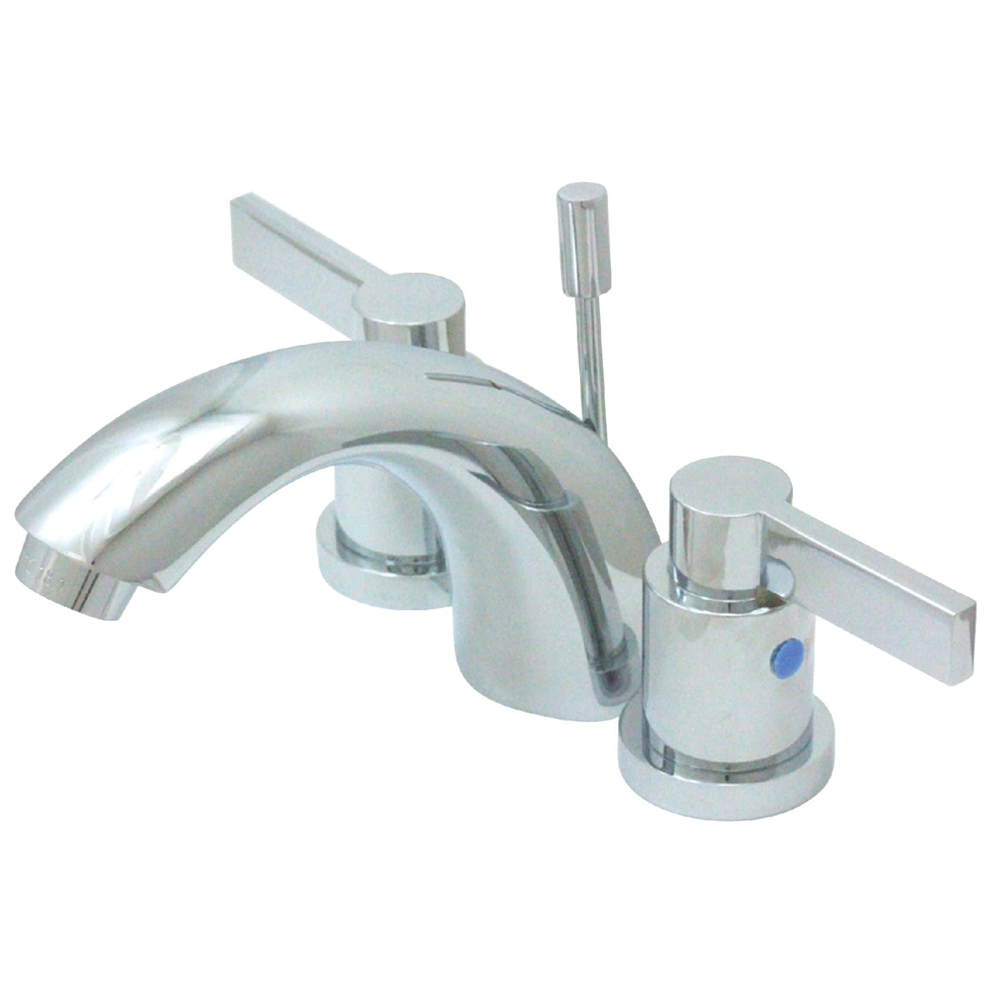 Elements of Design EB8951NDL Mini-Widespread Bathroom Faucet, Polished Chrome