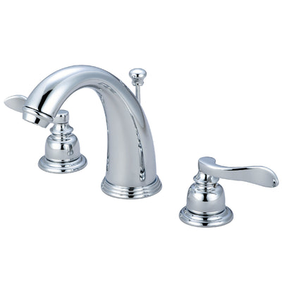 Elements of Design EB8981NFL Widespread Bathroom Faucet with Retail Pop-Up, Polished Chrome