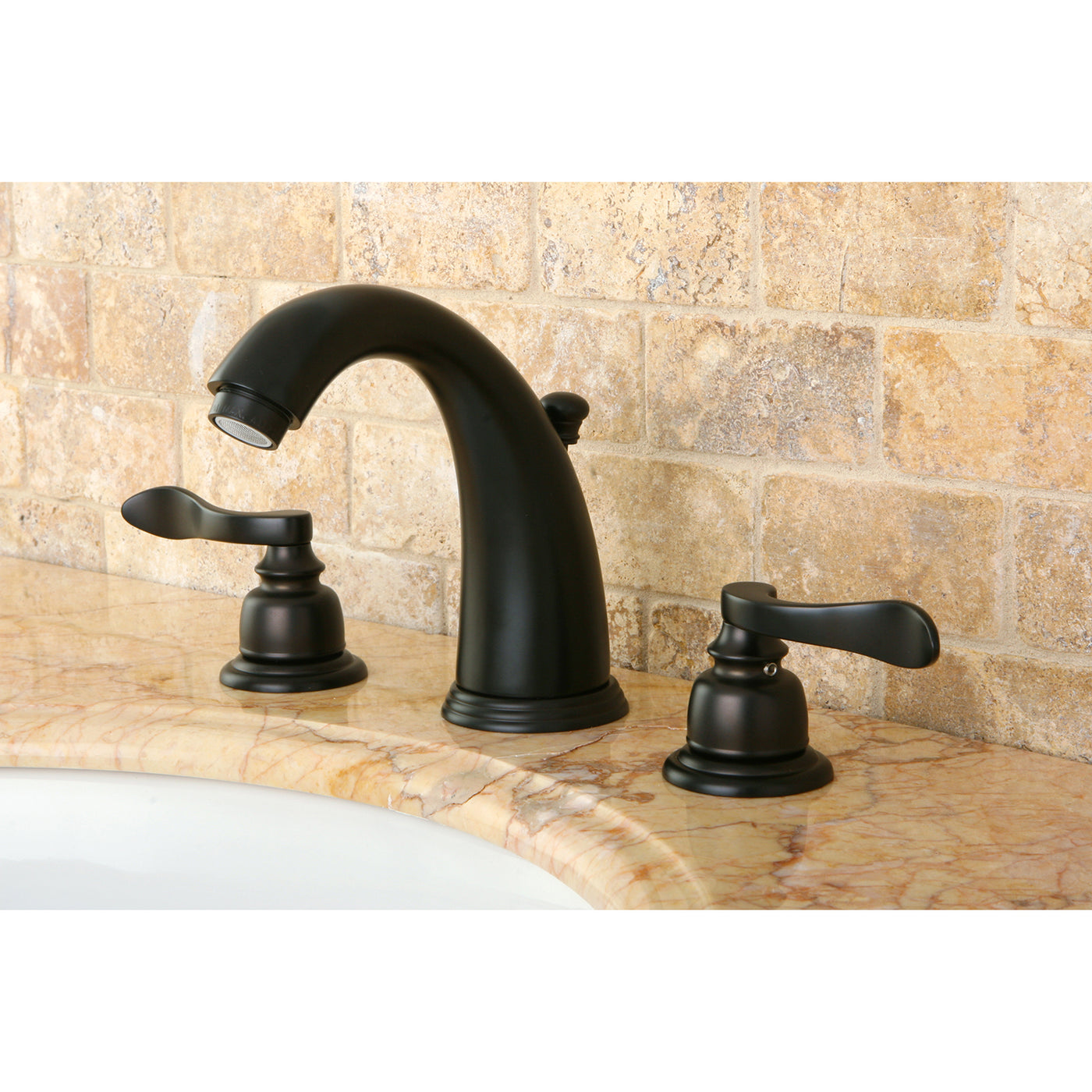 Elements of Design EB8985NFL Widespread Bathroom Faucet with Retail Pop-Up, Oil Rubbed Bronze