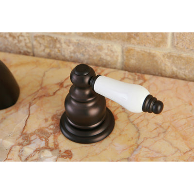 Elements of Design EB945B Mini-Widespread Bathroom Faucet with Retail Pop-Up, Oil Rubbed Bronze