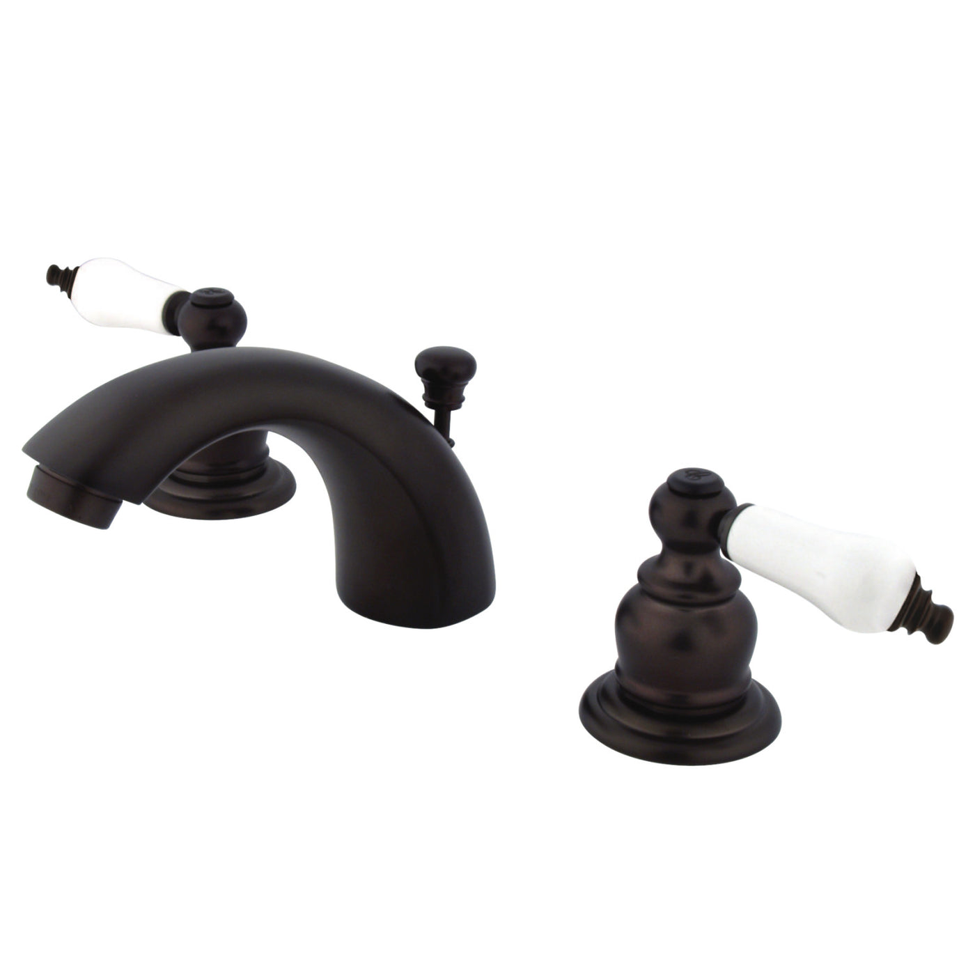 Elements of Design EB945B Mini-Widespread Bathroom Faucet with Retail Pop-Up, Oil Rubbed Bronze