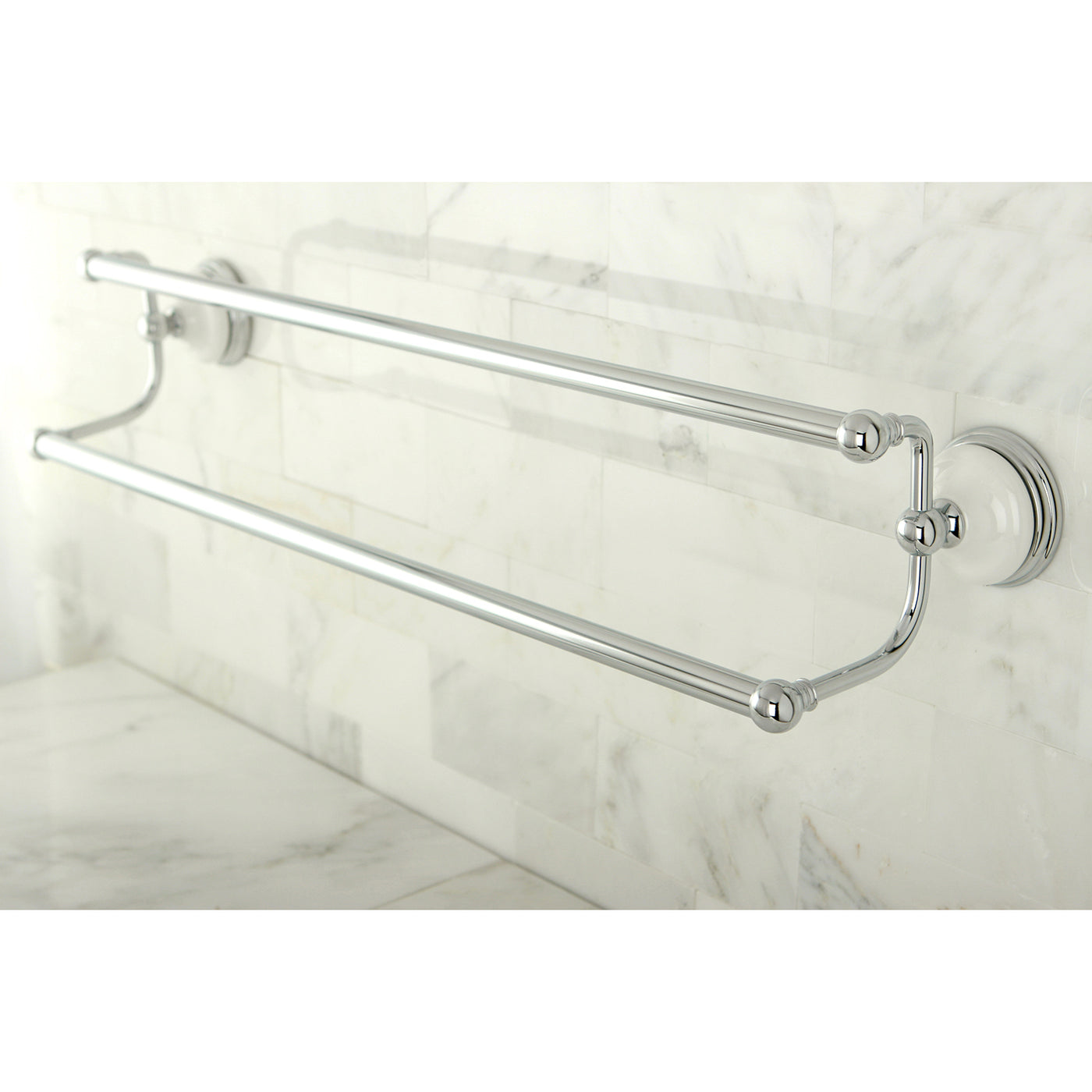 Elements of Design EBA1113C 24-Inch Dual Towel Bar, Polished Chrome