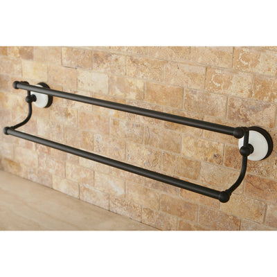 Elements of Design EBA1113ORB 24-Inch Dual Towel Bar, Oil Rubbed Bronze